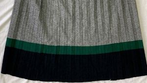 Pleated Midi Skirt