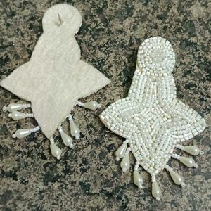 White Earring Pair No. 1