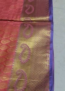 Beautiful Pink Silk Saree