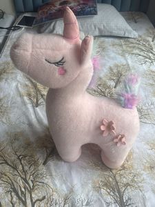 Cute Pink Unicorn Plush Toy