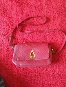 Chic Red Crossbody Handbag