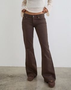 Flared Brown Pants