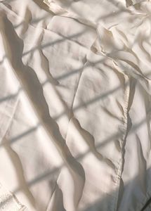 Elegant White Chikankari Dress Material