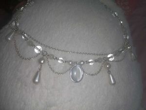 Elegant Pearl & Crystal Body Chain