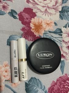 LURON Compact Face Powder & MARS Illuminating Base