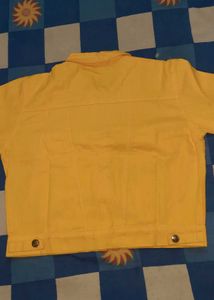 New Yellow Denim Jacket