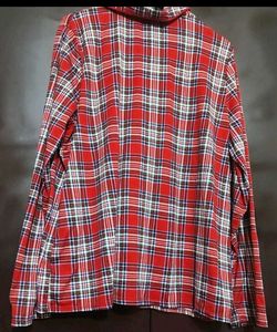 Red🔴 Check Printed Shirt For Girl &amp; Woman 40 Bust