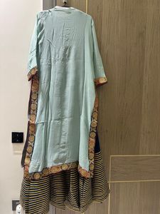 last price Beautiful Teal Kurti Set with Dupatta