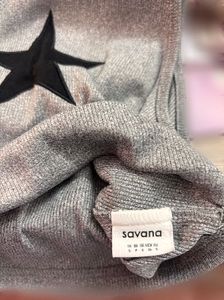 :˚ʚ Grey Star Patch Tank ɞ˚