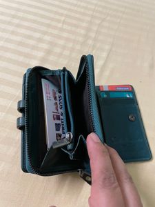 # Branded Elegant Women’s Wallet Tealblue Colour 🛍️🤩 For Stylish Girls And Women No Return No Refund,price Fixed
