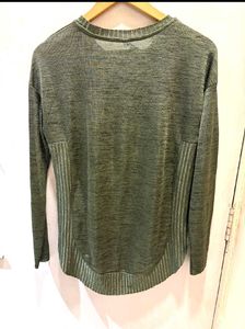 Cozy Green Long Sleeve Top