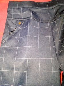 Blue Plaid Checkered Pants