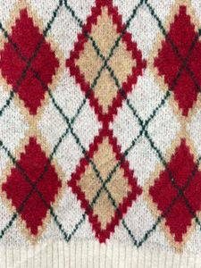 Zara Argyle Sweater Vest