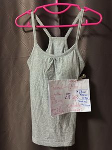 Grey Racerback Tank Top32-34with pad