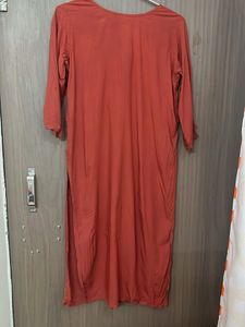 Red Cotton Kurta for small &amp; medium