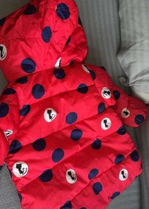 Cute Ladybug Puffer Jacket