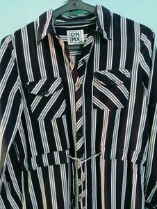 Black &amp; White Striped Dress