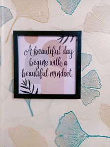 Framed "A beautiful day" Wall Art