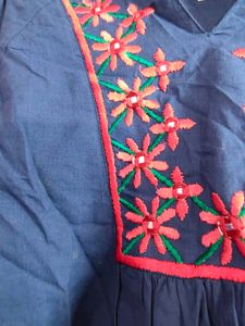 Bhama Couture - Floral Blue Top 💙