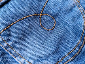 A Blue Colour Denim Shorts