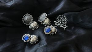 🎉2 JUMKHAS &amp; 1 Stone Finger Ring