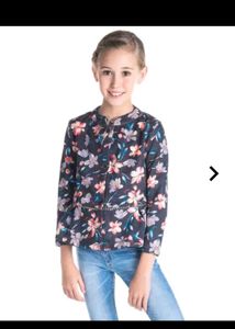 Cherry and Crumble Floral Print Girl's Jacket