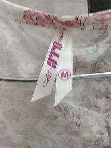 White Pink Floral  Shrug