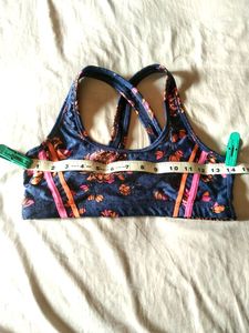 Floral Print Sports Bra