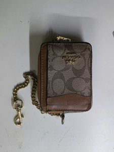 Coach Signature Card and Cash Wallet