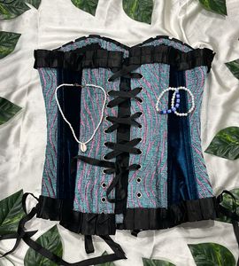 Royal Blue Vintage Corset
