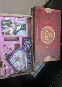 Love Photo Frame with Clock