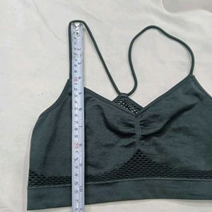 ❤️‍🔥 Comfortable Dark Green Sports Bra