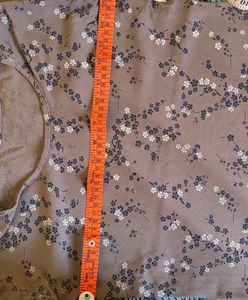 Brown Floral Kurti