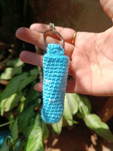 Crochet lip balm holder