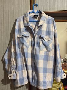Plaid Flannel Shirt Jacket