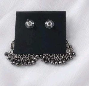 Compliment Magnet✨Oxidised Peacock Earrings
