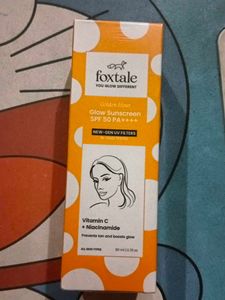 Foxtale Golden Hour Glow Sunscreen SPF 50