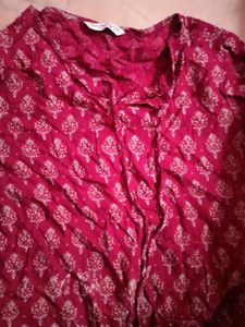 Boho Print Tunic Top