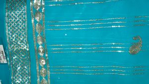 chatpati vintage sequins  saree