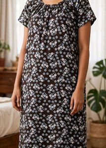 Cozy Floral Nightgown