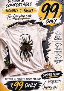Stylish & Comfortable Women's T-Shirt