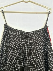 Checked Cropped Trousers