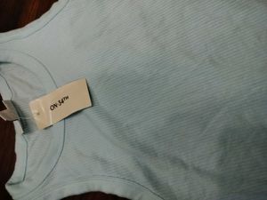 Light Blue Sleeveless Top with Tag