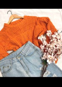 Orange Pullover