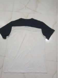 Men's Color Block T-Shirt red colour tshirt