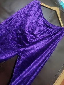Purple🟣 Plazo For Girl Or Woman 38 Waist