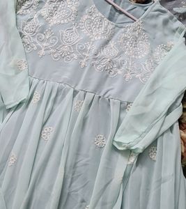 Full Length Anarkali Ready Made Kurti With Belts