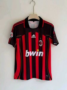 MALDINI AC MILAN  2007 HOME   KIT POLO  EMBROIDERY