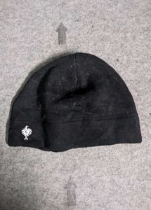 Black Beanie Hat with Logo