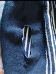 Made in Korean Navy &amp; White Striped Sweater